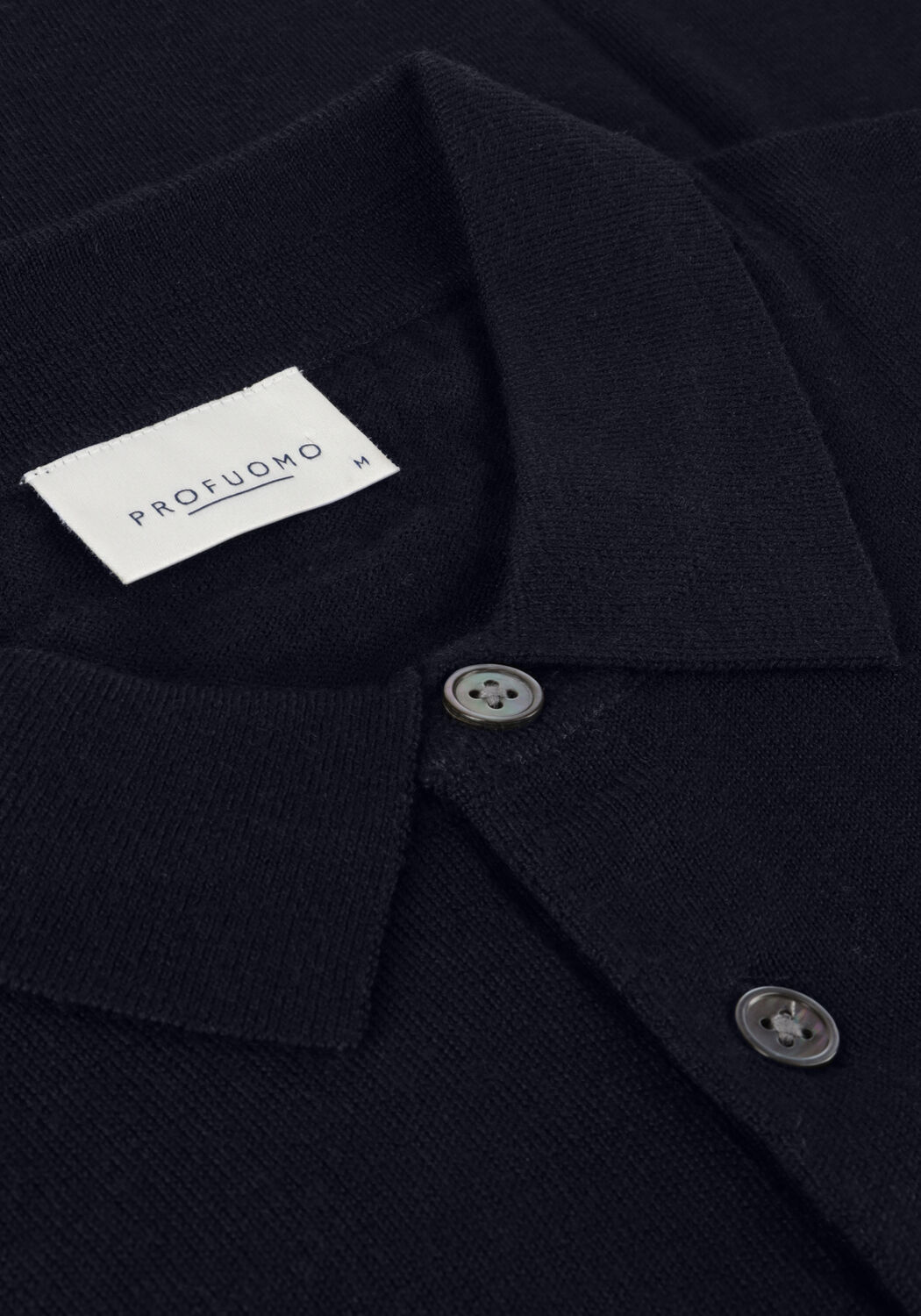 PROFUOMO Polo POLO LONGSLEEVE Bleu fonc&eacute; - large