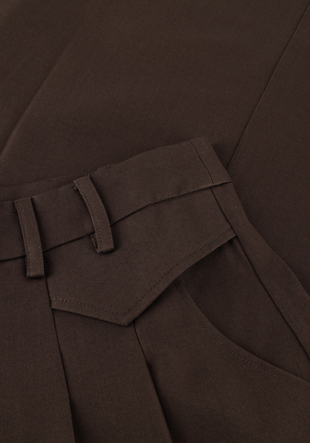 CO'COUTURE Jupe maxi LUNA POCKET PLEAT SKIRT en marron - large