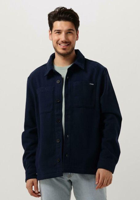 STRØM Clothing Surchemise OVERSHIRT en bleu - large