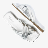 Zilveren VIA VAI Slippers KIKI LOT - medium