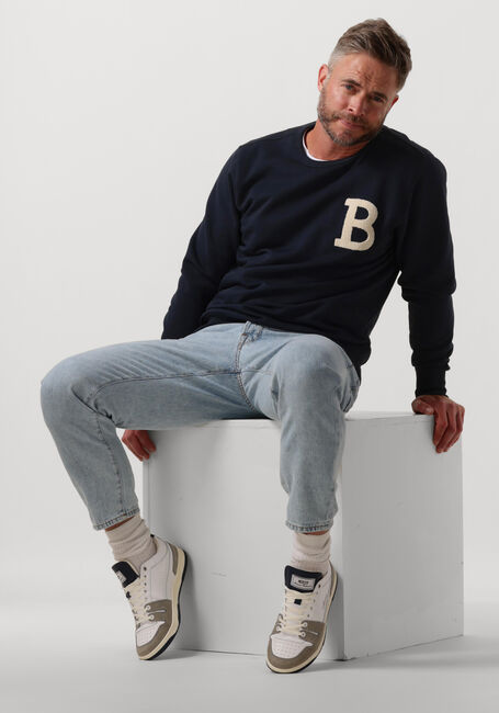 Donkerblauwe BUTCHER OF BLUE Trui ARMY B CREW - large