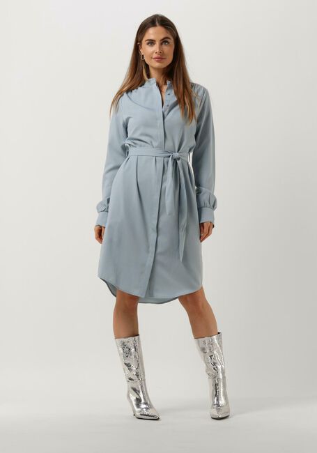 Lichtblauwe ANOTHER LABEL Mini jurk DALYCE DRESS - large