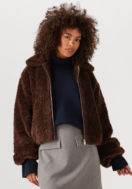 NOTRE-V Manteau Teddy NV-GEMMA en marron - large
