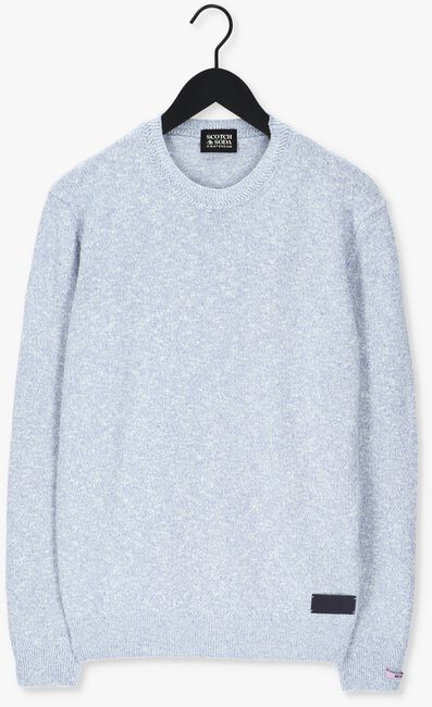 SCOTCH & SODA Pull MELANGE SWEATER CONTAINS RECYC Bleu clair - large