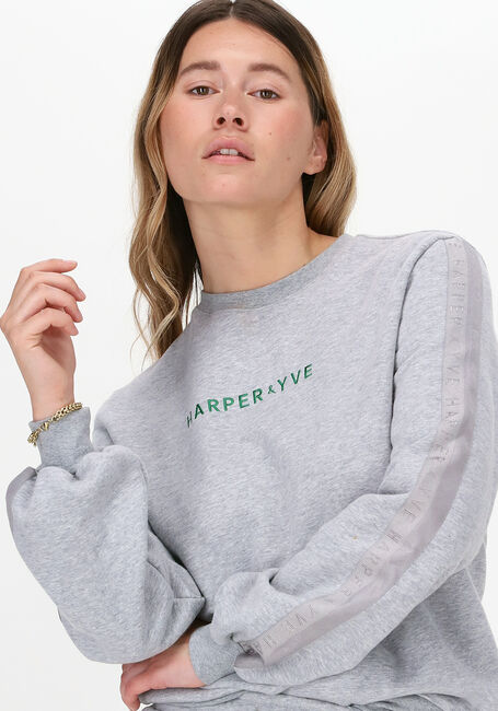 Lichtgrijze HARPER & YVE Sweater YOANN-SW - large