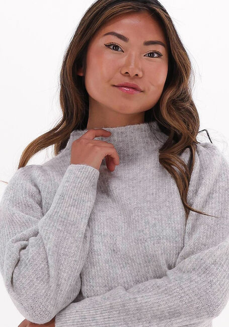 Lichtgrijze NEO NOIR Trui MARLIA KNIT BLOUSE - large