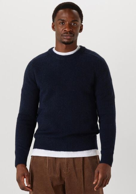 SELECTED MEN Pull SLHRAI LS KNIT CREW NECK NOOS Bleu foncé - large