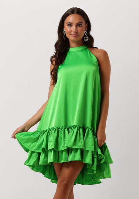 Y.A.S. Mini robe YASELEANOR SL HALTERNECK DRESS en vert - large