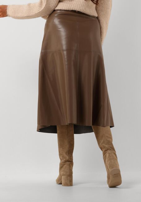BRUUNS BAZAAR Jupe midi VEGANI IMMA SKIRT en marron - large
