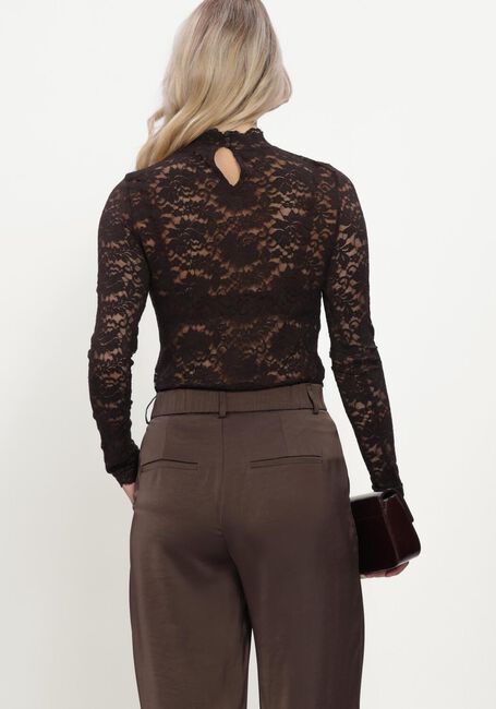 SIMPLE Haut JER-PA-LACE-26-3 en marron - large