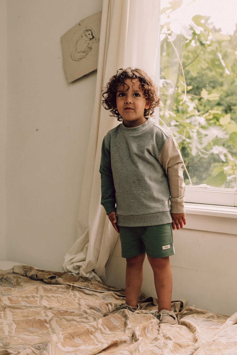 Grijze BAJE STUDIO Sweater MAIOR - large