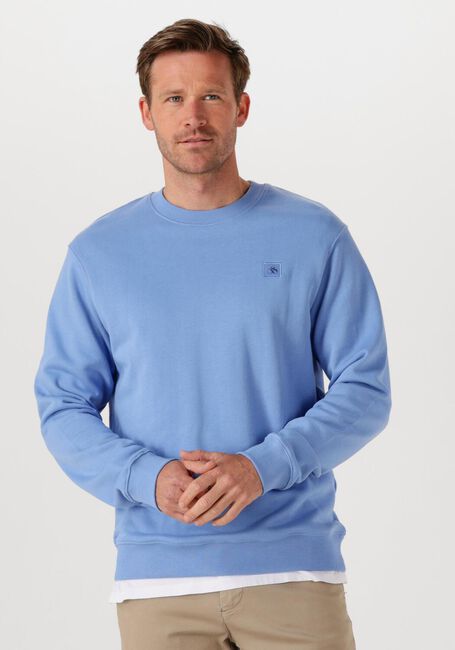 SCOTCH & SODA Chandail SEASONAL CORE - REGULAR-FIT LOGO SWEATSHIRT Bleu clair - large
