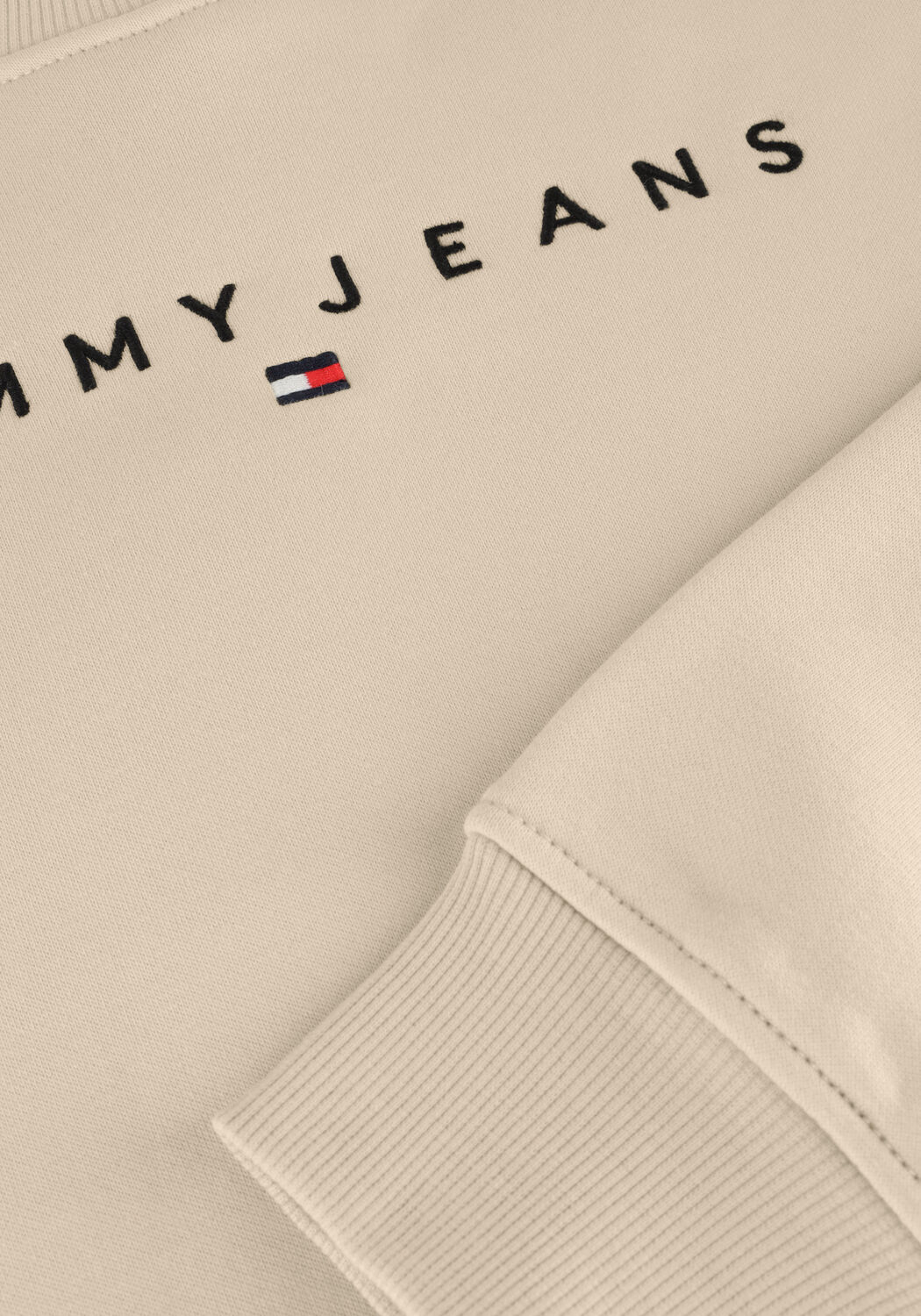 TOMMY JEANS Pull TJW REG LINEAR CREW en beige - large