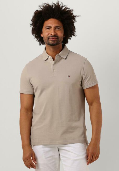 Beige TOMMY HILFIGER Polo 1985 SLIM POLO - large