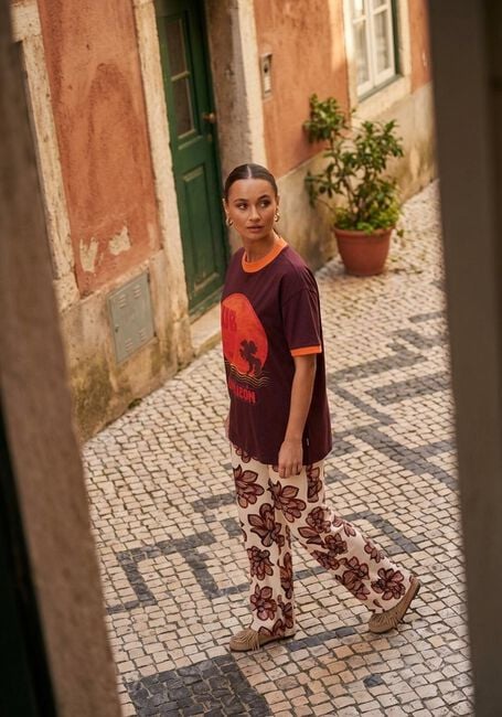 Bordeaux HARPER & YVE T-shirt CLUBCORAZON-SS - large