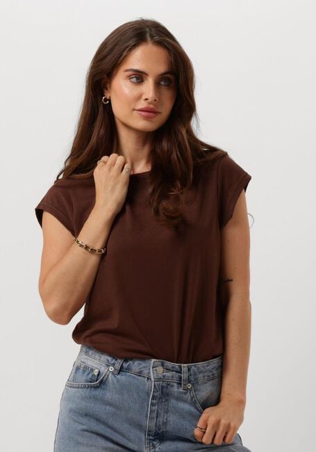 CC HEART T-shirt BASIC T-SHIRT en marron - large