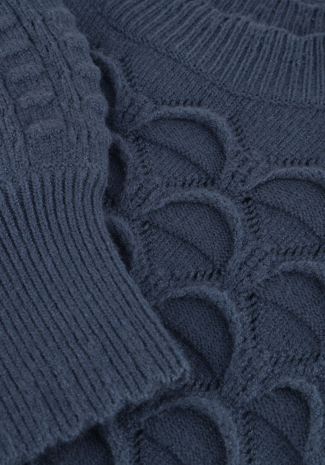 OBJECT Pull OBJSIDA KNIT L/S RE PULLOVER en bleu - large