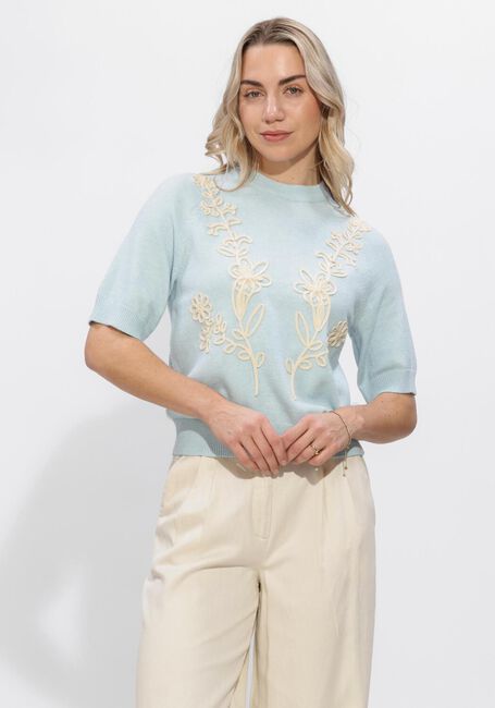 OBJECT Pull OBJLANEY RUBIN SS PULLOVER Bleu clair - large