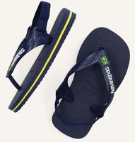 Blauwe HAVAIANAS Slippers BABY BRASIL LOGO II Blauwe HAVAIANAS Slippers BABY BRASIL LOGO II - medium