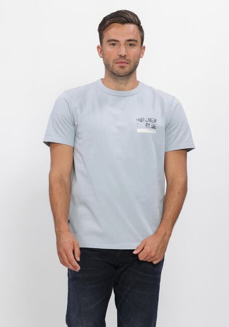 Lichtblauwe BUTCHER OF BLUE T-shirt ARMY BRUSH TEE - large