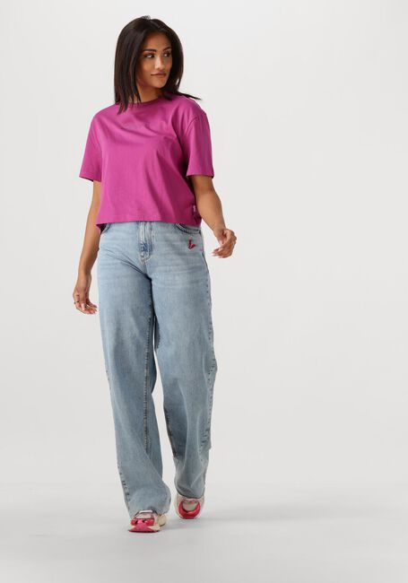 Paarse HARPER & YVE T-shirt CROPPEDLOGO-SS - large