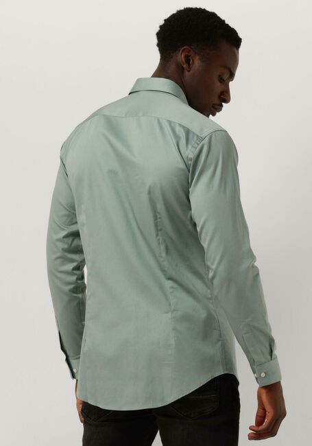 Groene GENTI Klassiek overhemd S9254-1109 - large