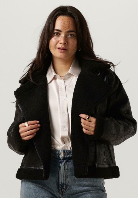 NEO NOIR Manteau Teddy SADIE TEDDY JACKET en noir - large