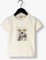 MOODSTREET T-shirt GIRLS T-SHIRT CHEST PRINT Écru - medium