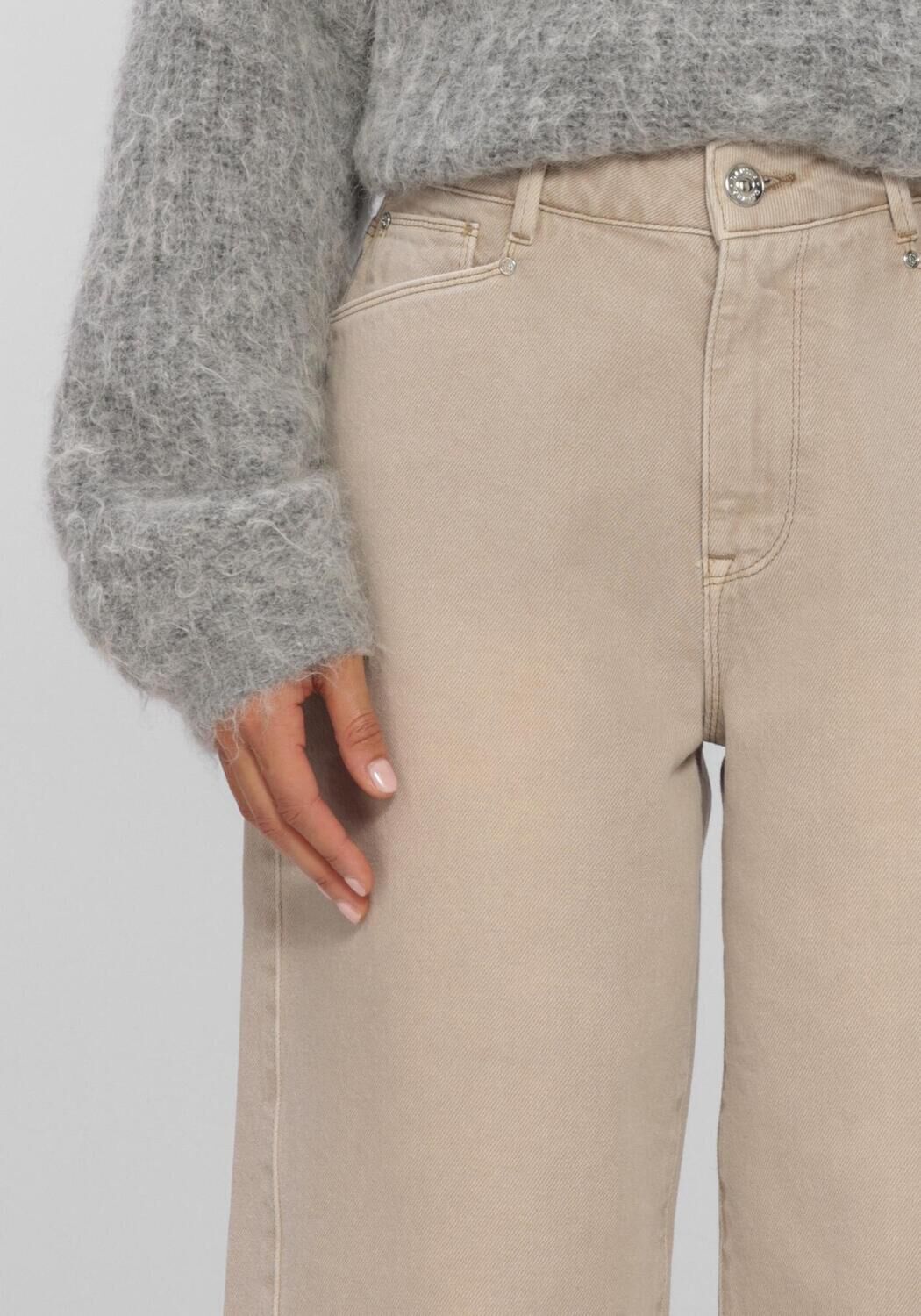 Beige DANTE6 Jeans BRAVE BARREL LEG JEANS - large