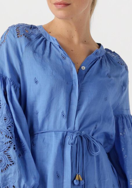 SCARLETT POPPIES Robe midi LIWA LONG DRESS en bleu - large