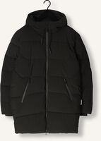 Zwarte WOODBIRD Gewatteerde jas WBJOSEPH TECH LONG JACKET Zwarte WOODBIRD Gewatteerde jas WBJOSEPH TECH LONG JACKET - medium