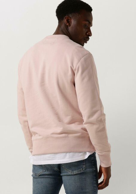 CALVIN KLEIN Chandail BADGE CREW NECK Rose clair - large
