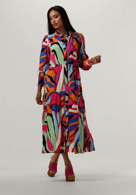 Y.A.S. Robe midi YASALIRA LS LONG SHIRT DRESS S. NOOS en multicolore - large