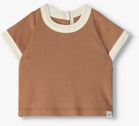 QUINCY MAE T-shirt RINGER TEE en marron - medium