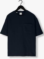 SELECTED HOMME T-shirt SLHLOOSSAUL SLUB SS O-NECK TEE Bleu foncé
