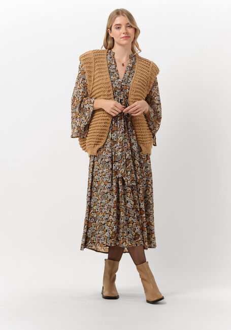 Camel NOTRE-V Gilet KNIT GILET - large