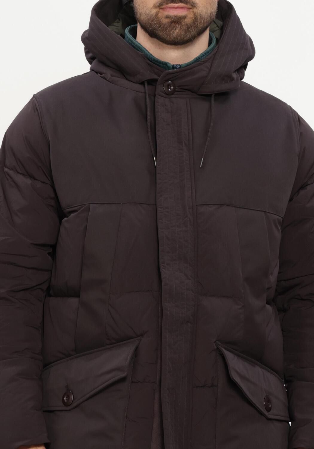 Bruine BUTCHER OF BLUE Jassen BARRETT PUFFER JACKET - large