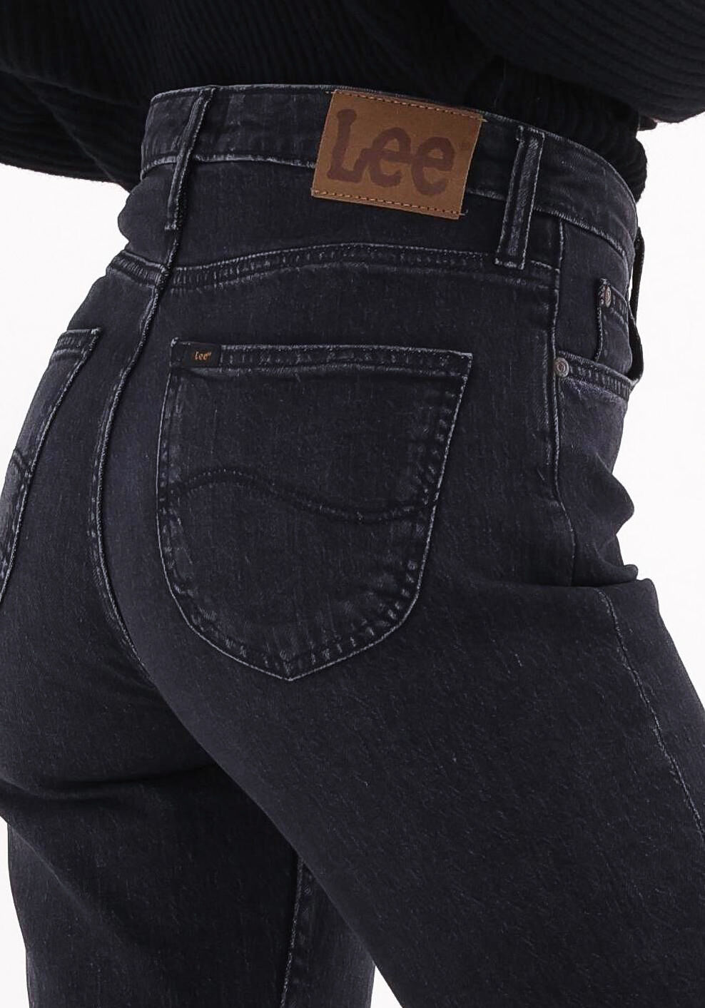 LEE Straight leg jeans CAROL en noir Omoda
