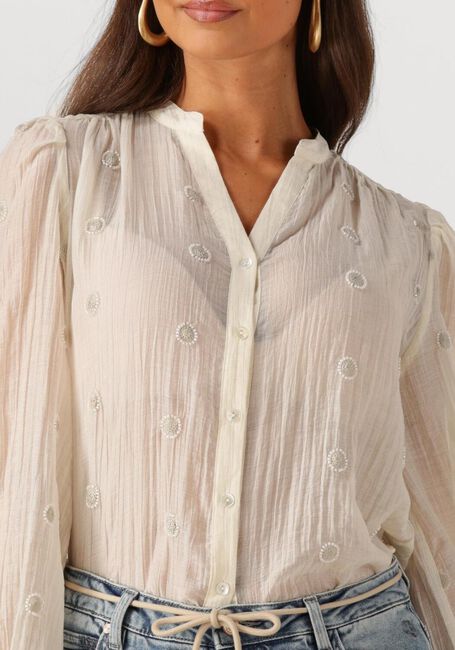 Gebroken wit NUKUS  ROSAN BLOUSE EMBROIDERY - large
