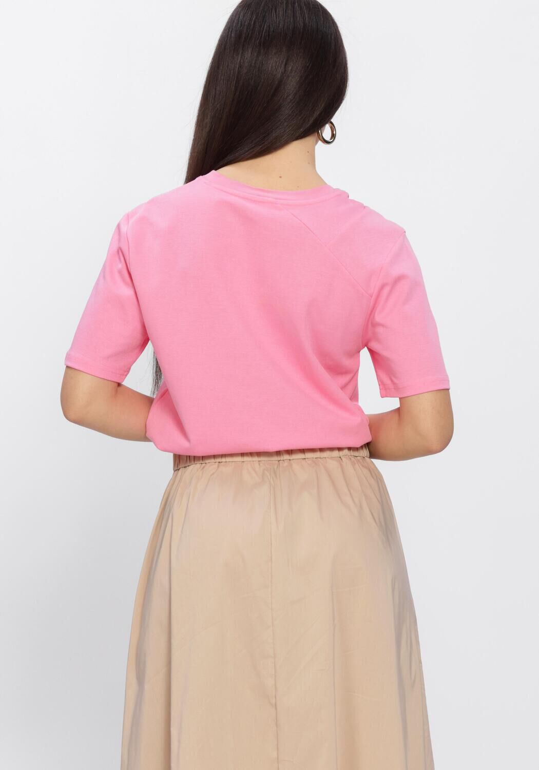 Roze AIMEE THE LABEL Tops & T-shirts VANYA RAE T-SHIRT - large