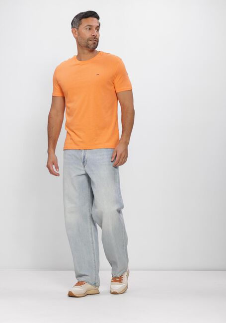 Oranje TOMMY JEANS T-shirt TJM XSLIM JASPE HTR TEE EXT - large