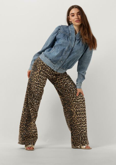 CO'COUTURE Straight leg jeans LEO DENIM PANEL PANT en marron - large