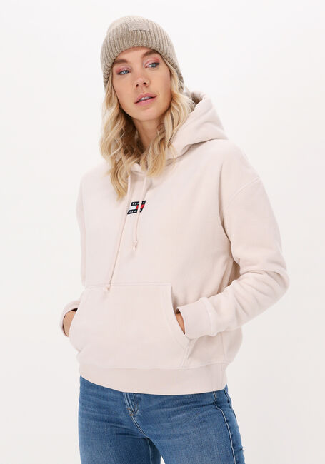Gebroken wit TOMMY JEANS Sweater TJW CENTER BADGE FLEECE HOODIE - large