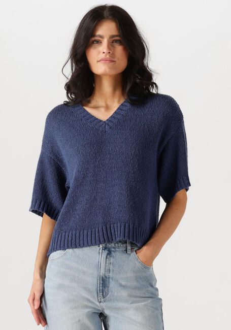 MSCH COPENHAGEN Pull MSCHHANNALIE 2 4 V PULLOVER Bleu foncé - large