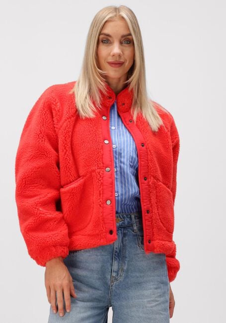 BY-BAR Manteau Teddy STEVE JACKET en rouge - large