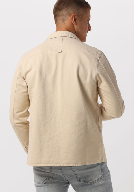 PUREWHITE Surchemise TWILL OVERSHIRT WITH ZIPPER AND TWO FRONT POCKETS Écru - large