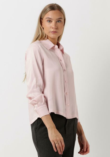VANILIA Blouse SILKY CROPPED SHIRT Rose clair - large