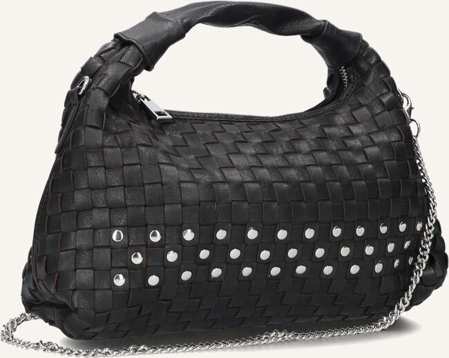 Zwarte NÚNOO Schoudertas DANDY BRAIDED RIVET Zwarte NÚNOO Schoudertas DANDY BRAIDED RIVET - large