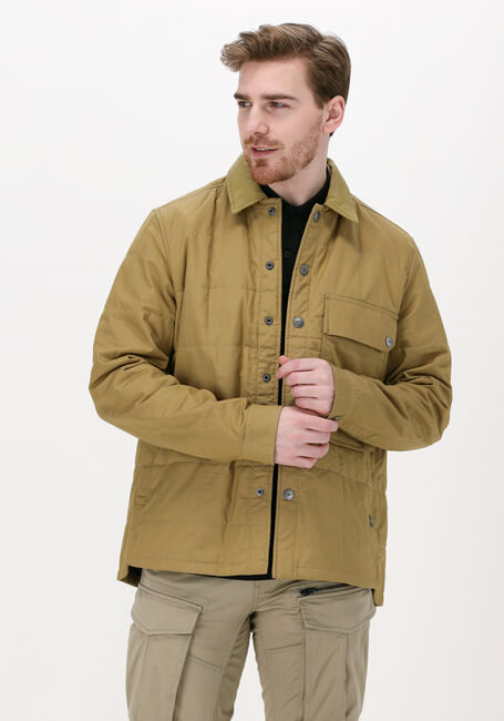 G-STAR RAW Veste matelassé POSTINO QUILTED OVERSHIRT en camel - large