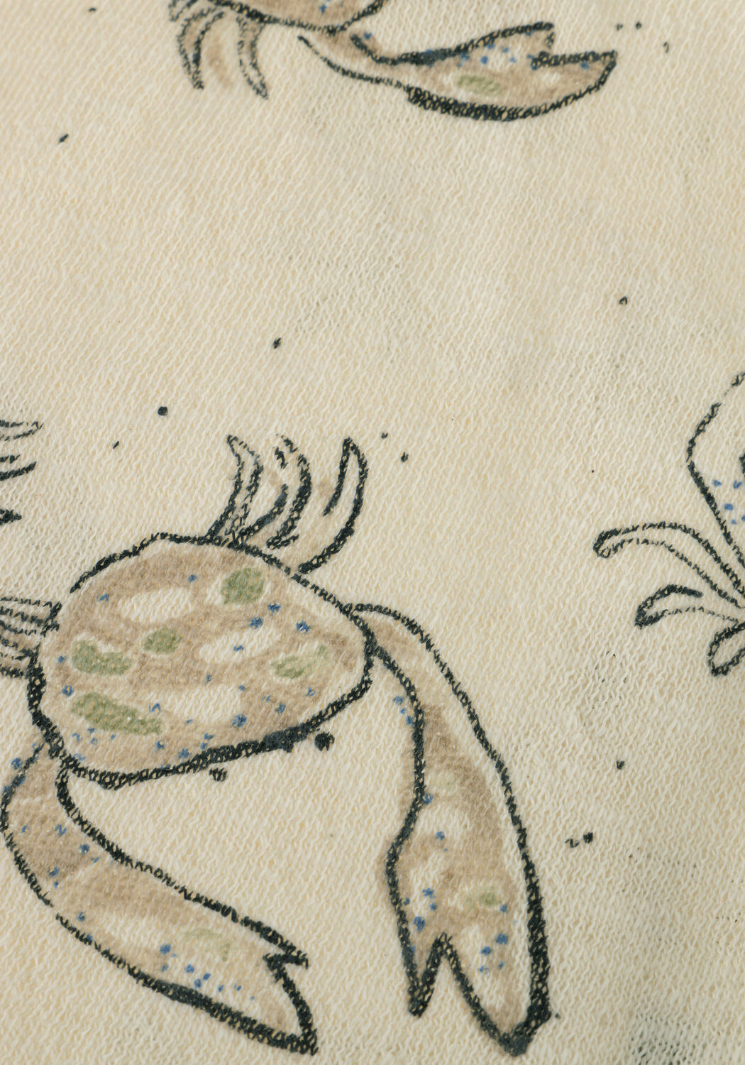 PLAY UP T-shirt PRINTED FLAME JERSEY T-SHIRT &Eacute;cru - large